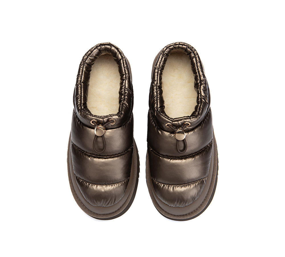 UGG Slippers Women Drawstring Platform Cavelle