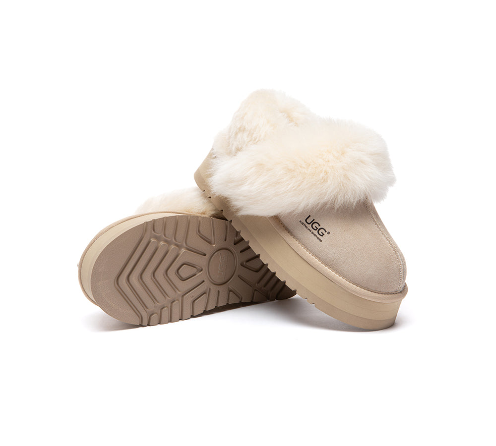 UGG Slippers Women Removable Strap Platform Nordell