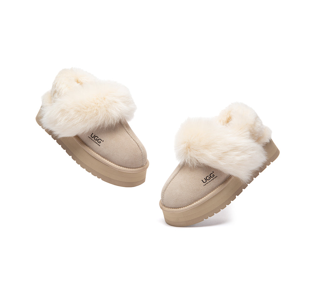UGG Slippers Women Removable Strap Platform Nordell