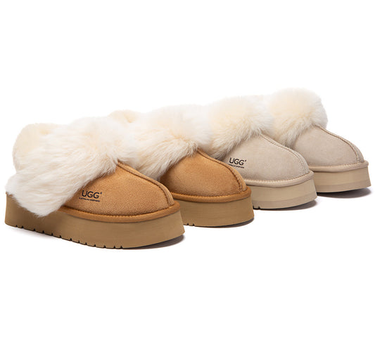 UGG Slippers Women Removable Strap Platform Nordell