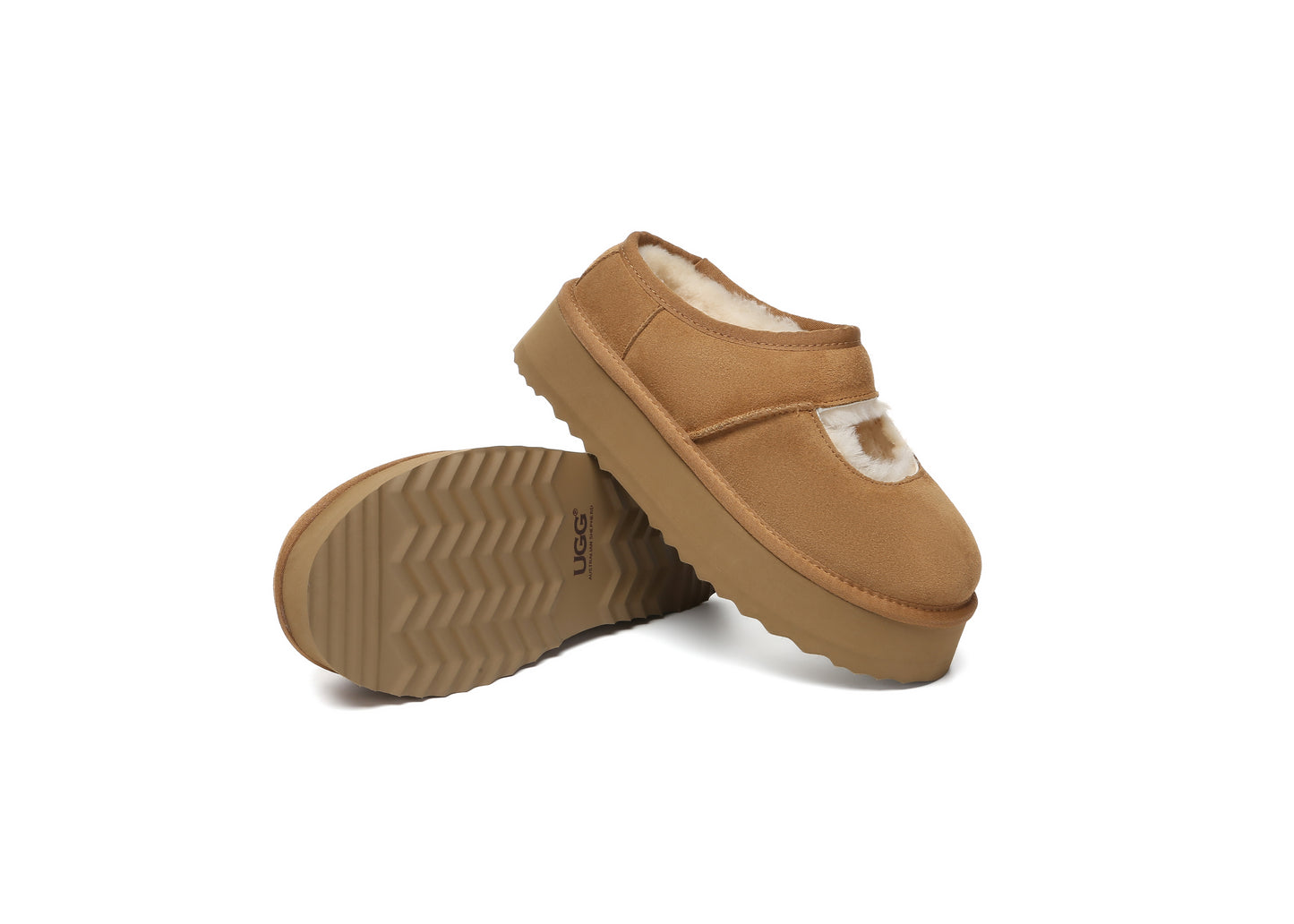 UGG Slippers MARY JANE Platform Carmella