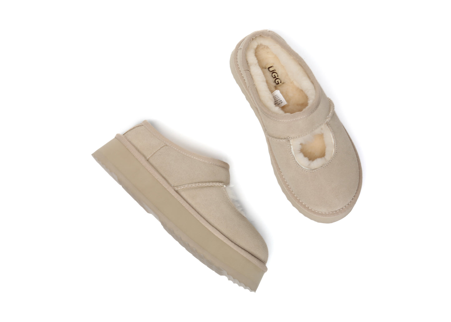 UGG Slippers MARY JANE Platform Carmella
