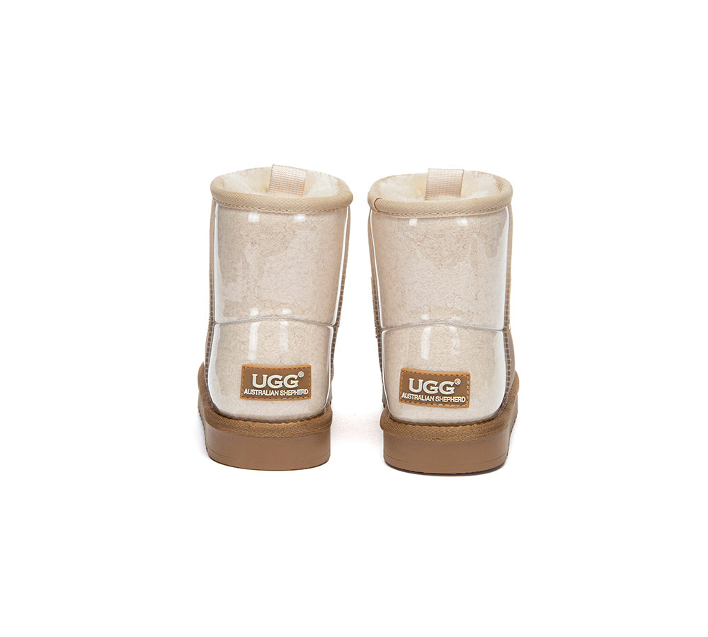 UGG Boots Kids Clear Waterproof Shearling Coated Neo