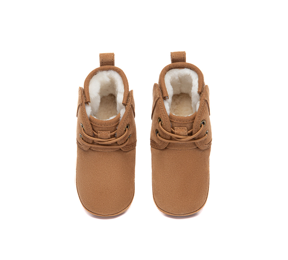 UGG Boots Baby Bootie Lace Up Gift Set Pavory