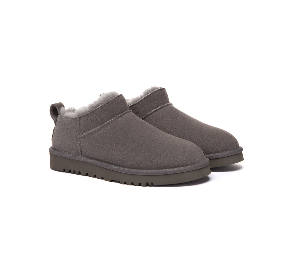 UGG Boots Sheepskin Wool Low Cut Ankle Lune