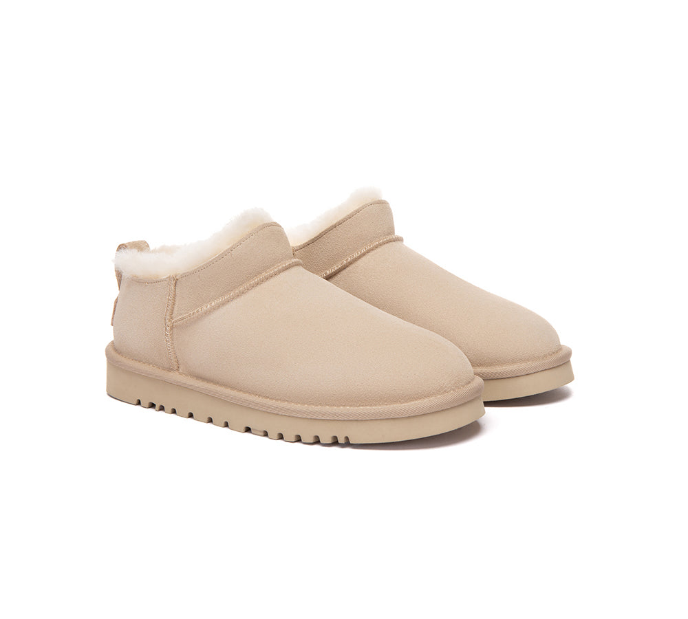 UGG Boots Sheepskin Wool Low Cut Ankle Lune