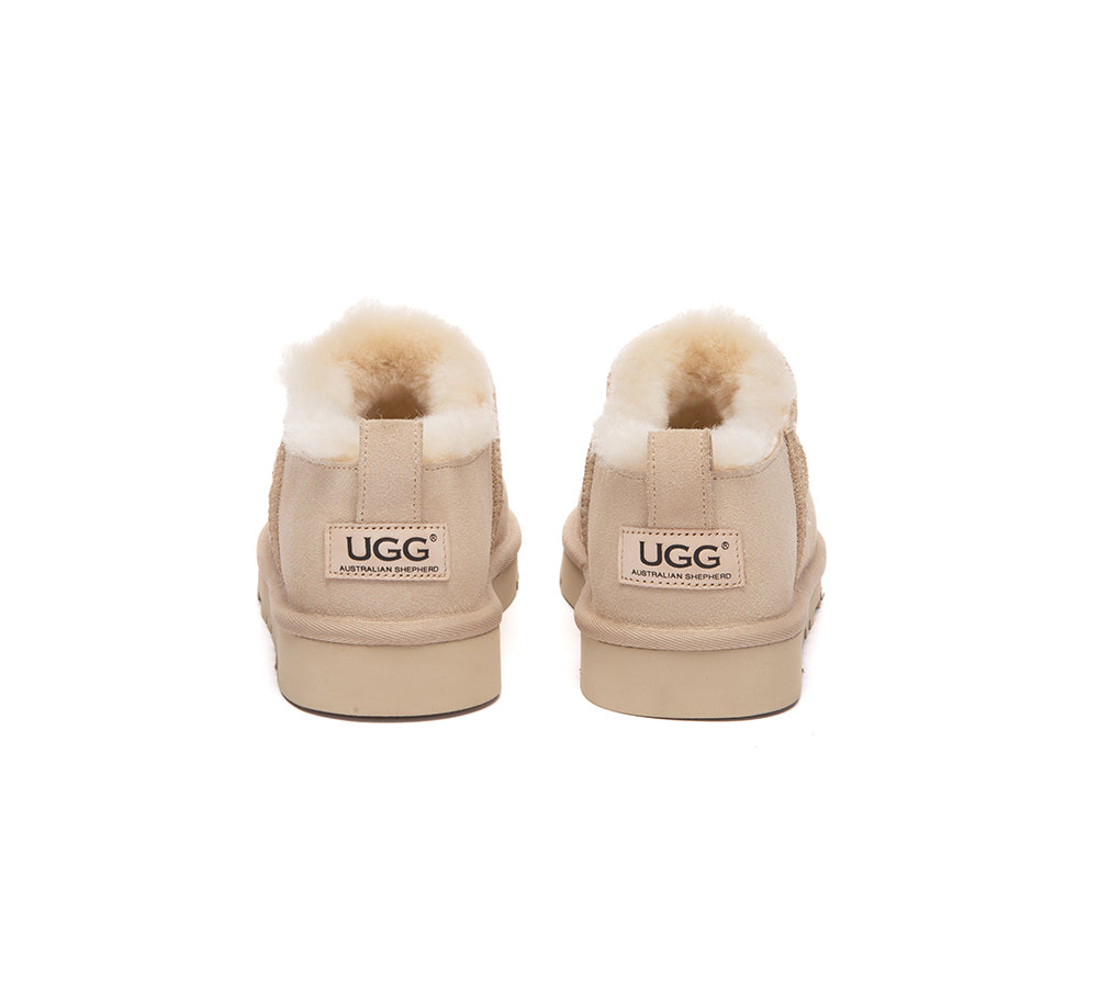 UGG Boots Sheepskin Wool Low Cut Ankle Lune