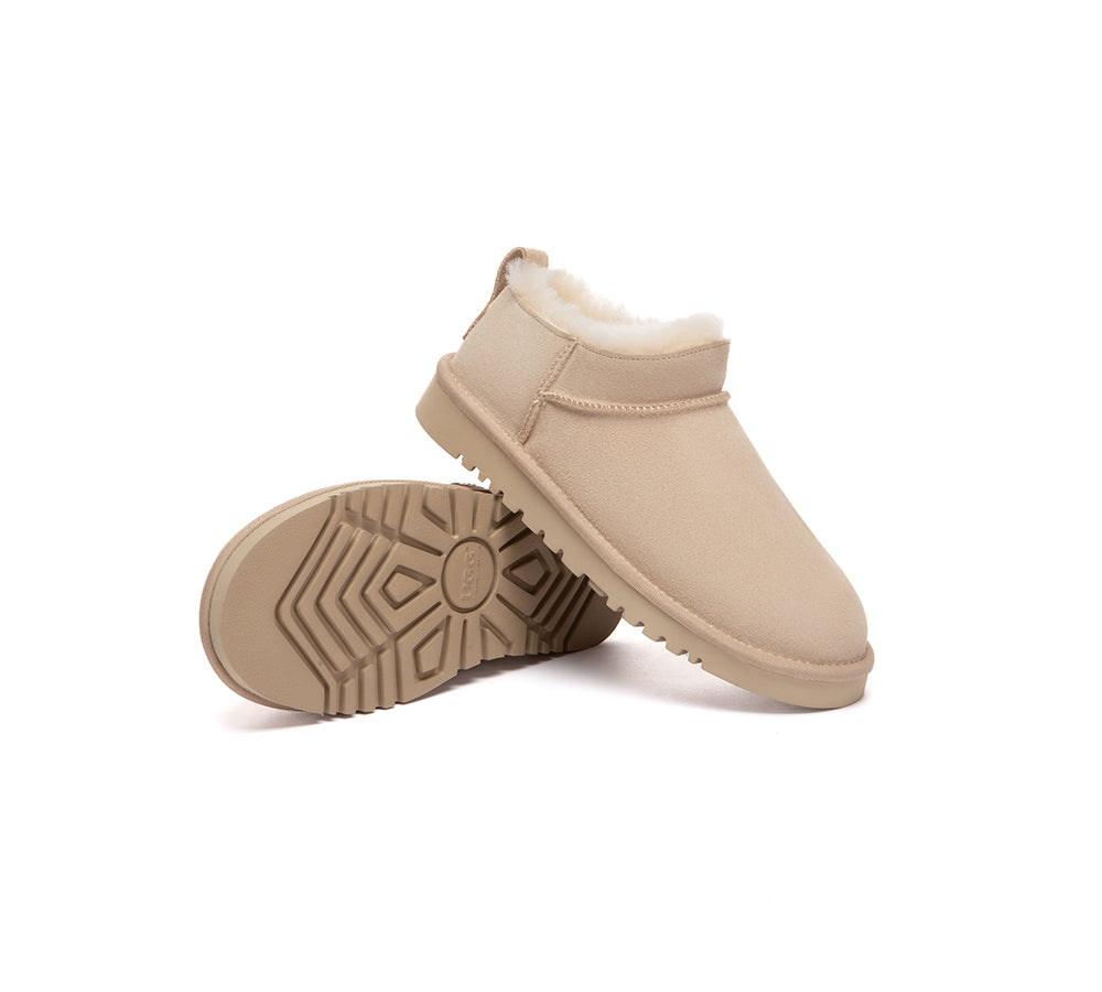 UGG Boots Sheepskin Wool Low Cut Ankle Lune