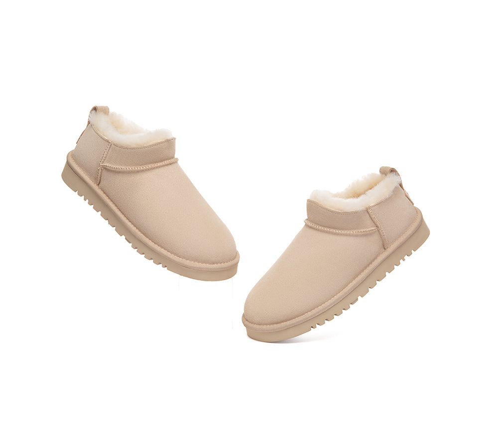 UGG Boots Sheepskin Wool Low Cut Ankle Lune