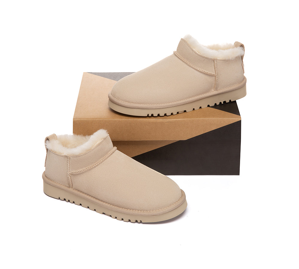 UGG Boots Sheepskin Wool Low Cut Ankle Lune