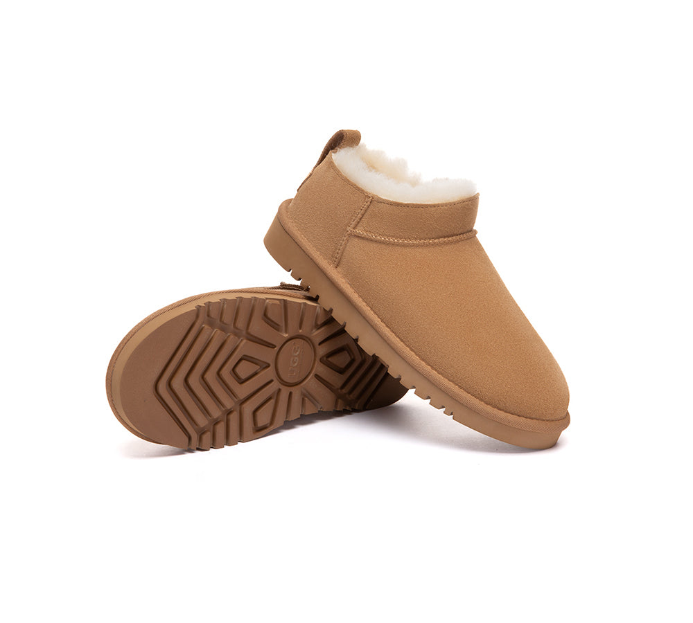 UGG Boots Sheepskin Wool Low Cut Ankle Lune