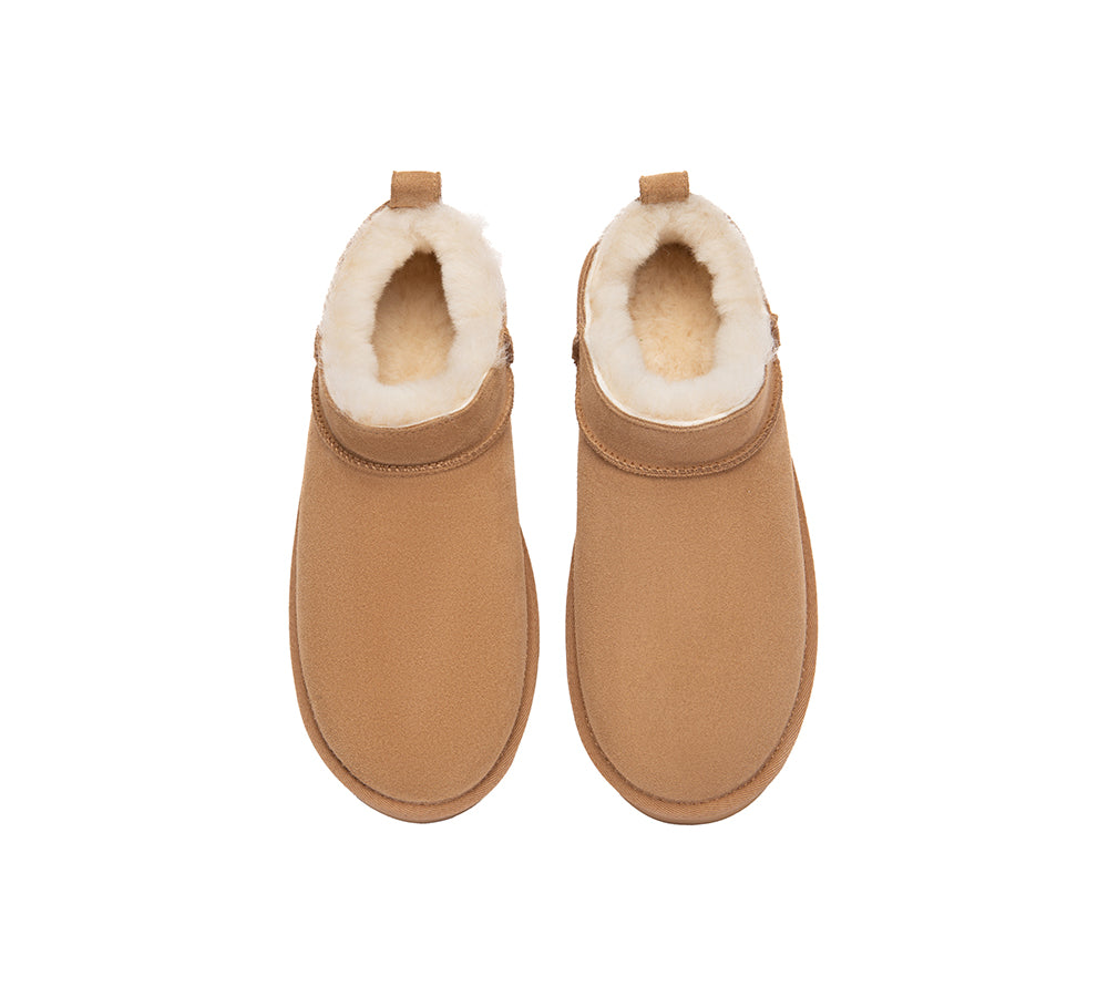 UGG Boots Sheepskin Wool Low Cut Ankle Lune