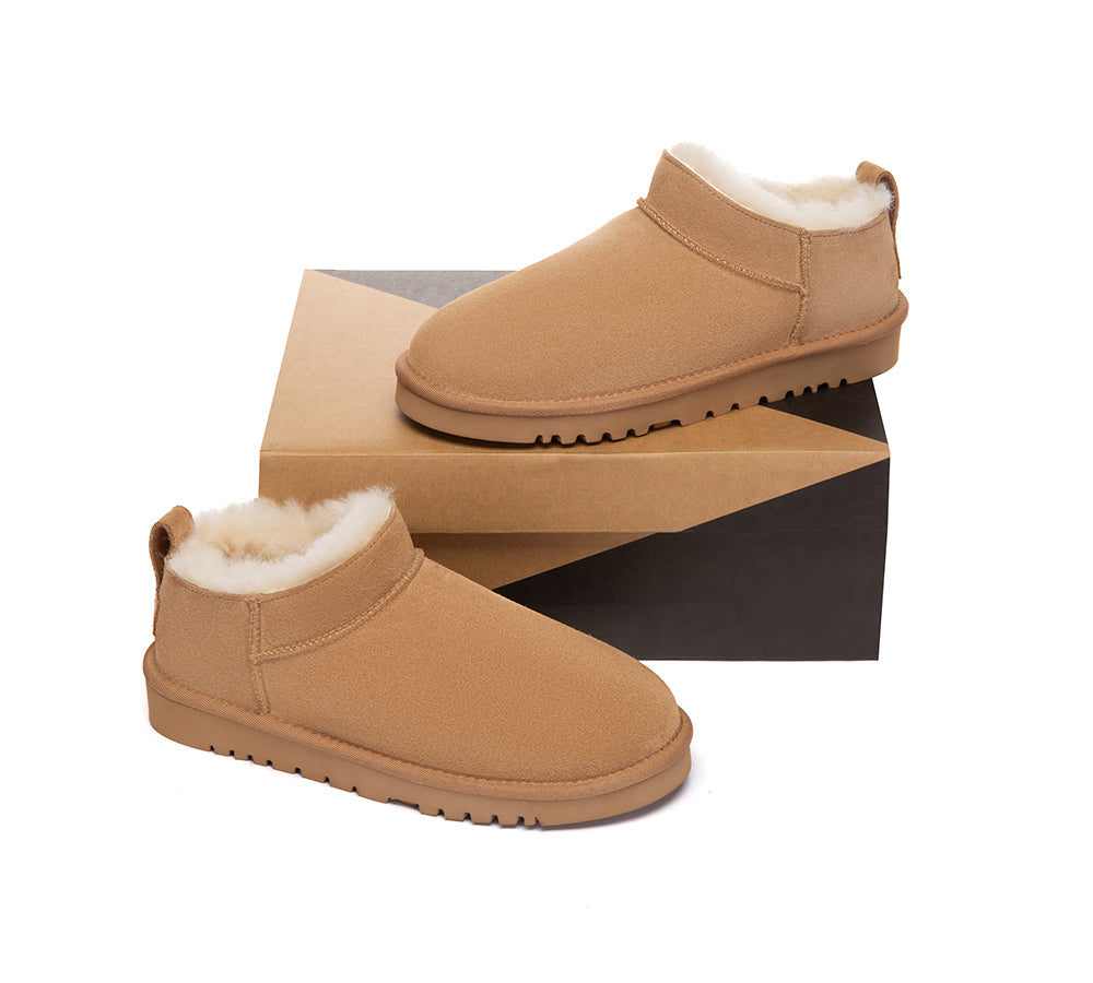 UGG Boots Sheepskin Wool Low Cut Ankle Lune