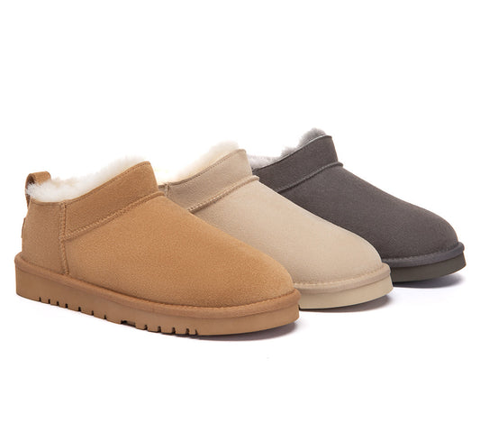 UGG Boots Sheepskin Wool Low Cut Ankle Lune