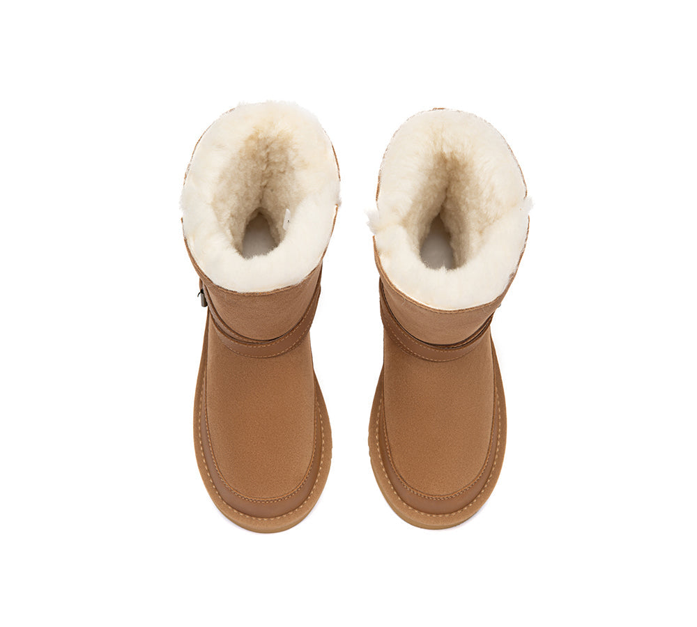 UGG Boots Buckle Short Halvik