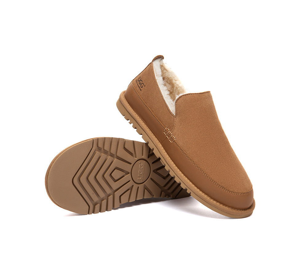 AUSTRALIAN SHEPHERD® UGG Slippers Men Moccasins Frozark