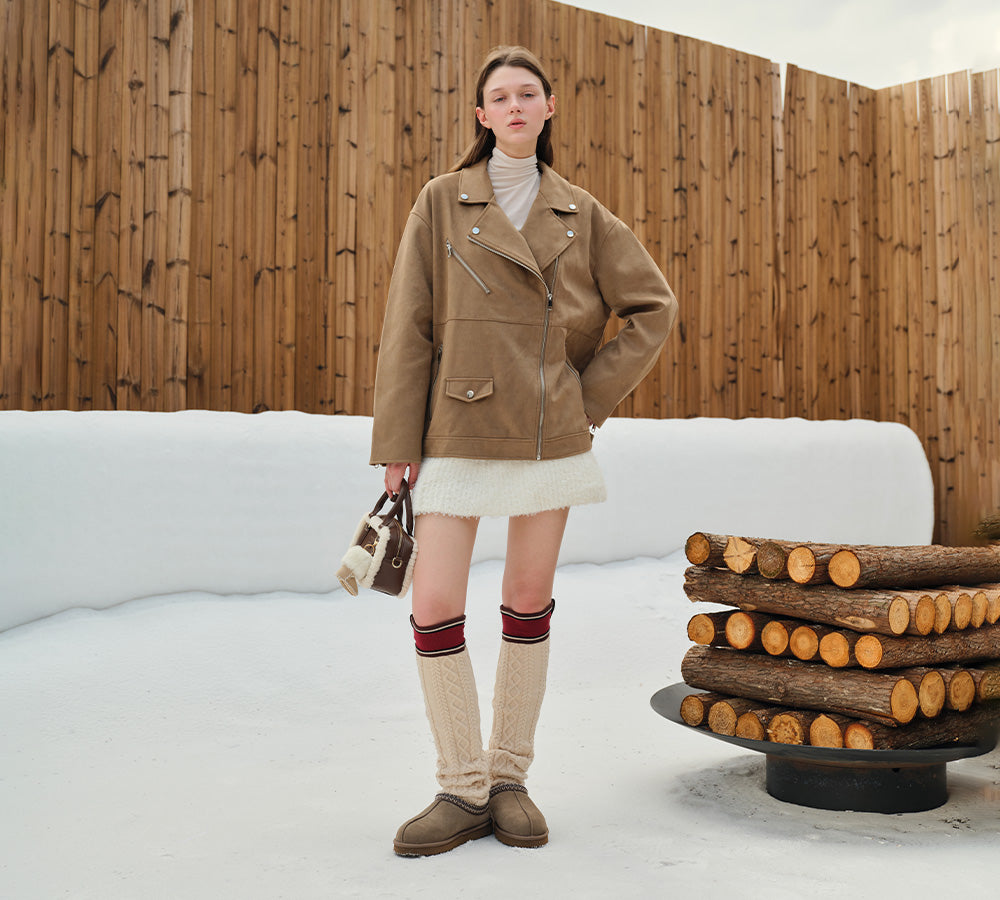 UGG Slippers Sheepskin Wool Ankle Tazzy Tay