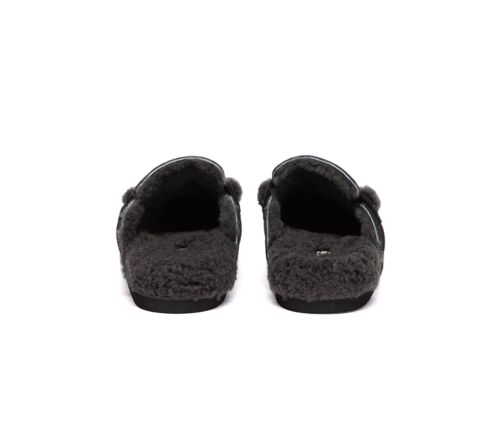 UGG Slippers Women Sheepskin Wool Shearling Lora