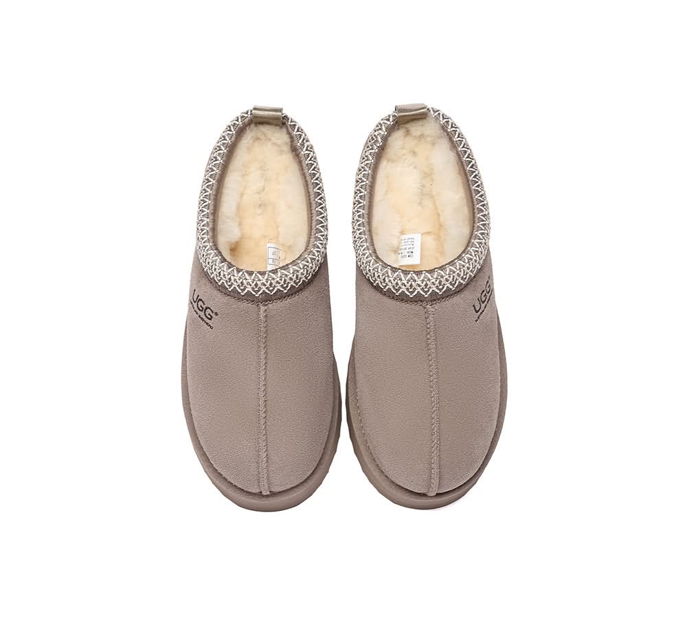UGG Slippers Sheepskin Wool Ankle Platform Tazzy Tay