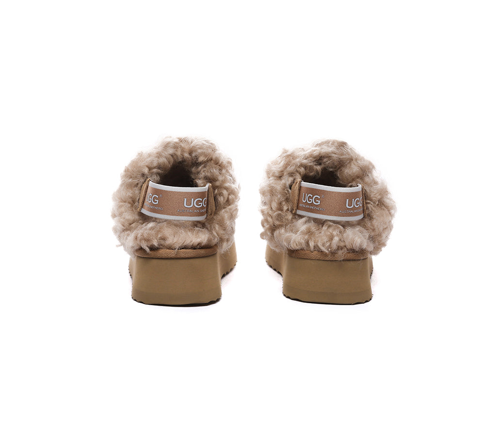 Waffle Curly Platform
