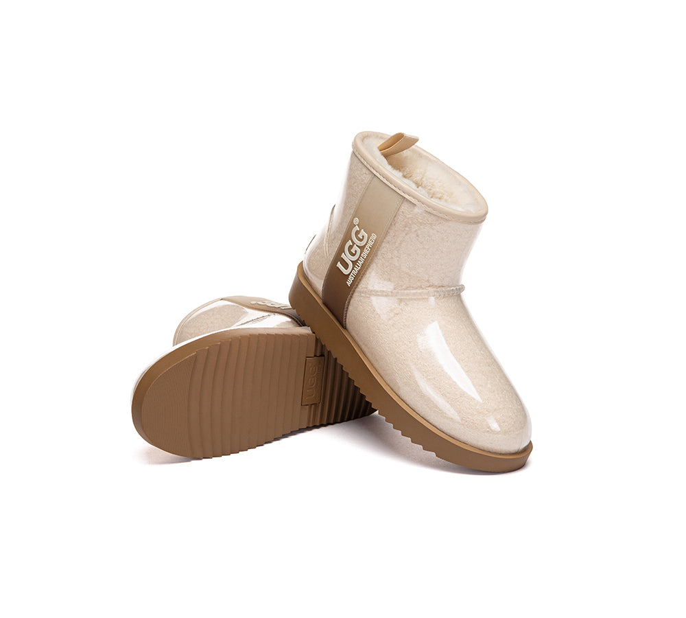 UGG Boots Women Clear Waterproof Shearling Coated Neo