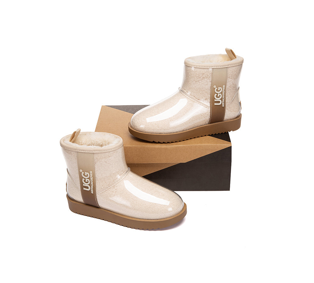 UGG Boots Women Clear Waterproof Shearling Coated Neo