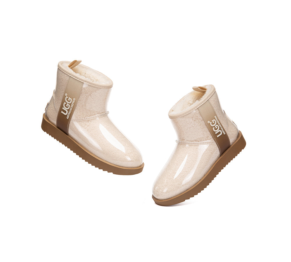 UGG Boots Women Clear Waterproof Shearling Coated Neo