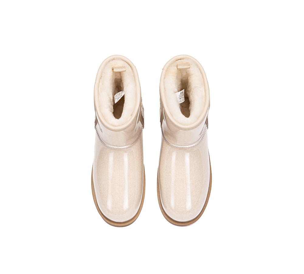 UGG Boots Women Clear Waterproof Shearling Coated Neo