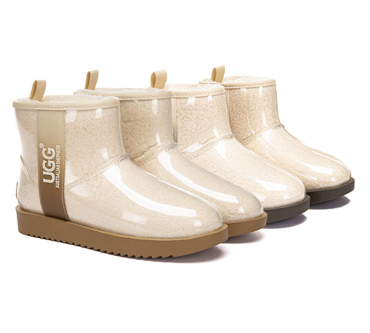 UGG Boots Women Clear Waterproof Shearling Coated Neo