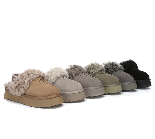 Waffle Curly Platform