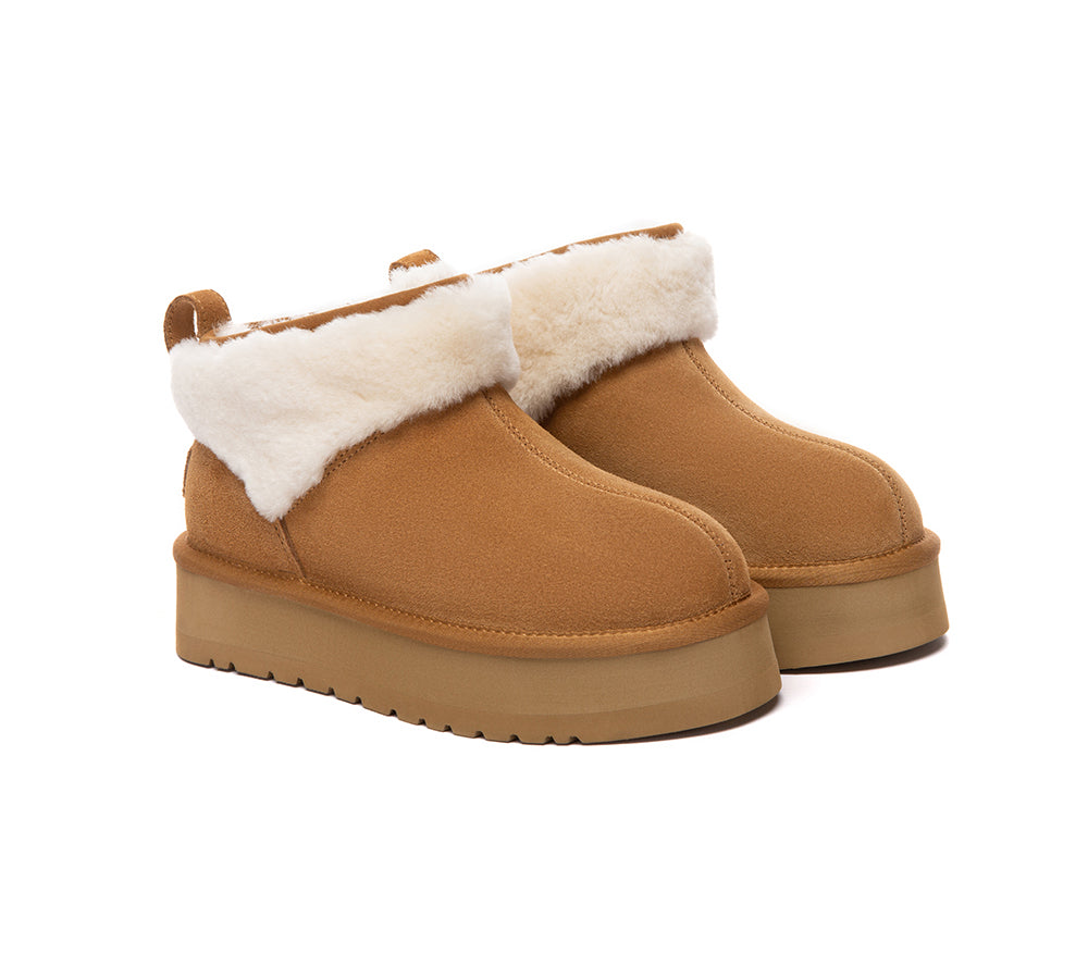 UGG Boots Platform Trim Eirwen
