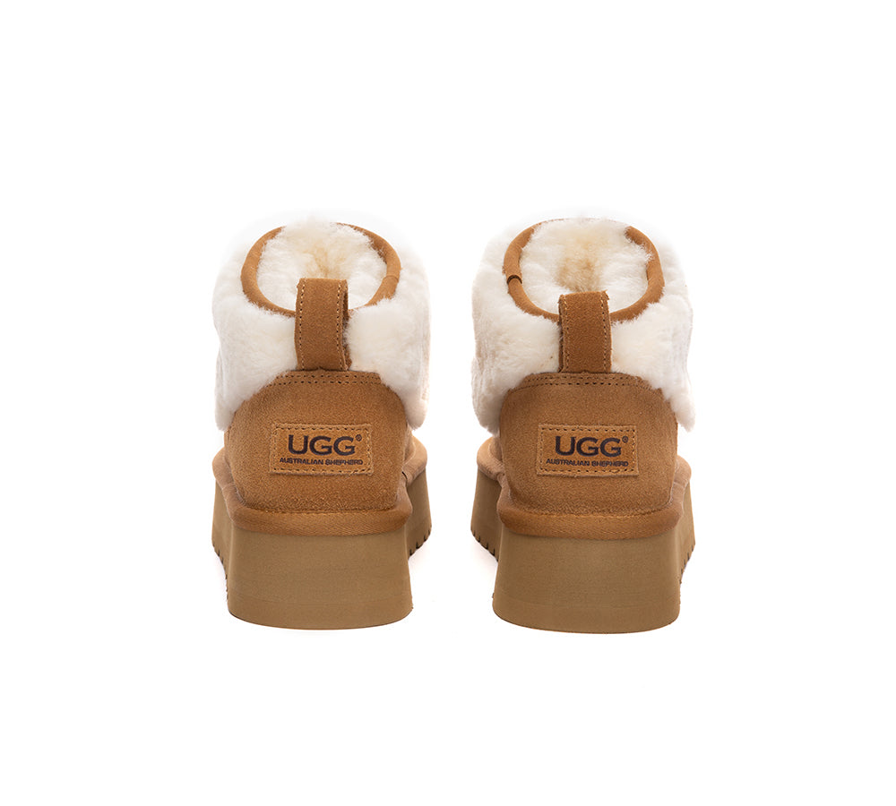 UGG Boots Platform Trim Eirwen