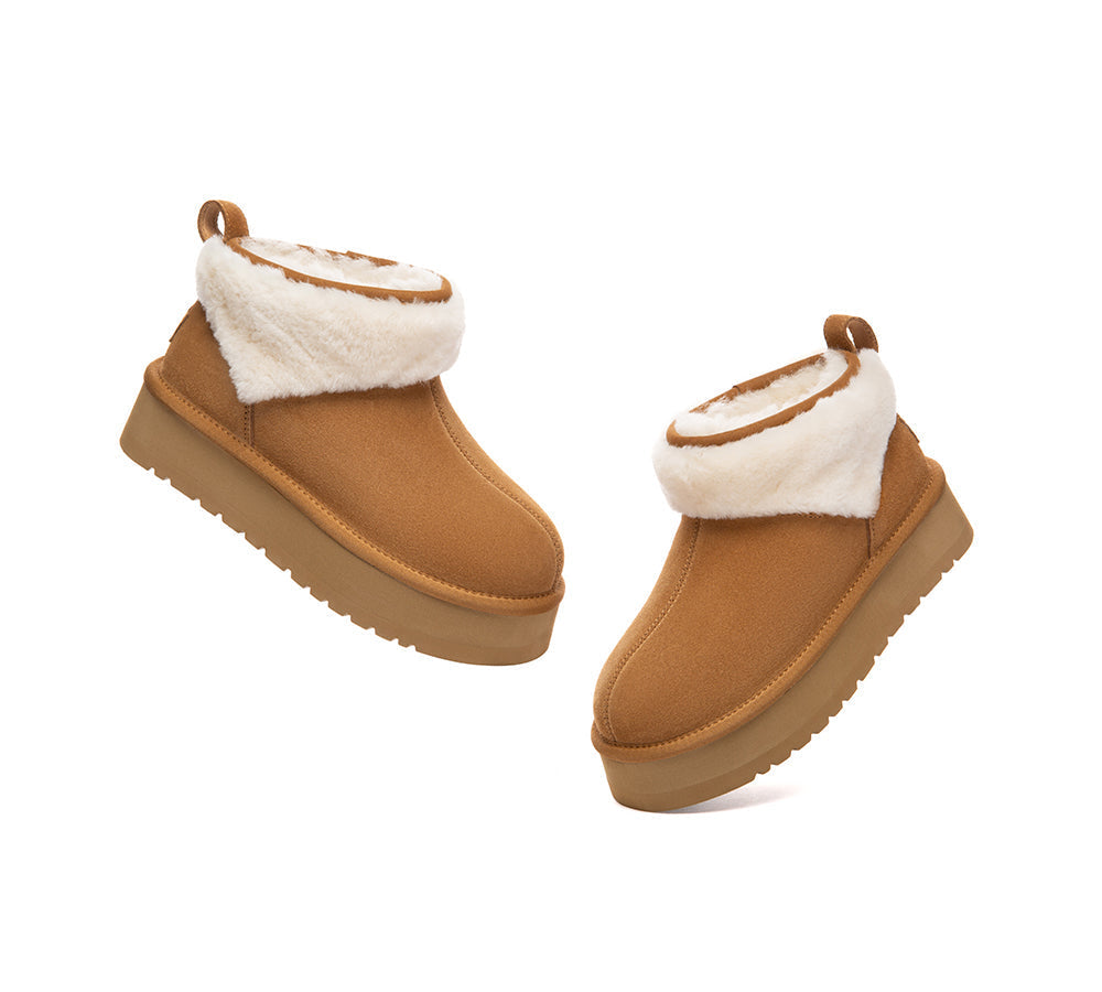 UGG Boots Platform Trim Eirwen