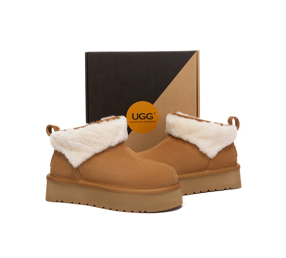 UGG Boots Platform Trim Eirwen