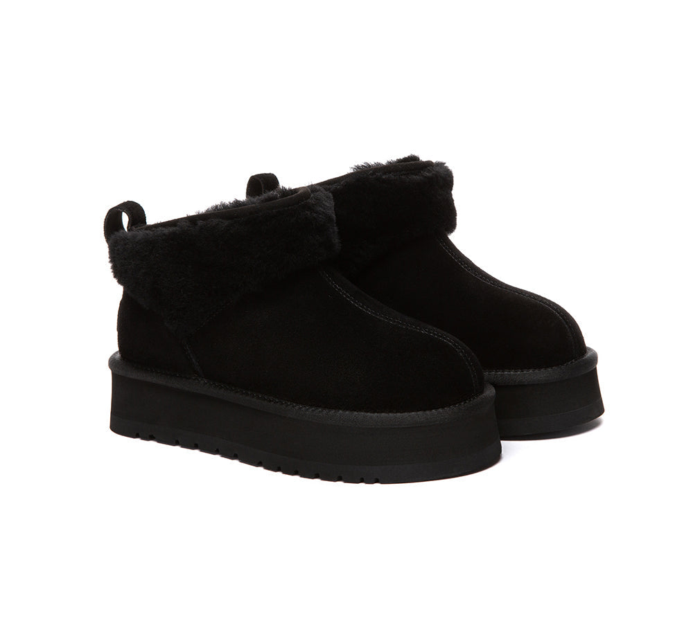 UGG Boots Platform Trim Eirwen