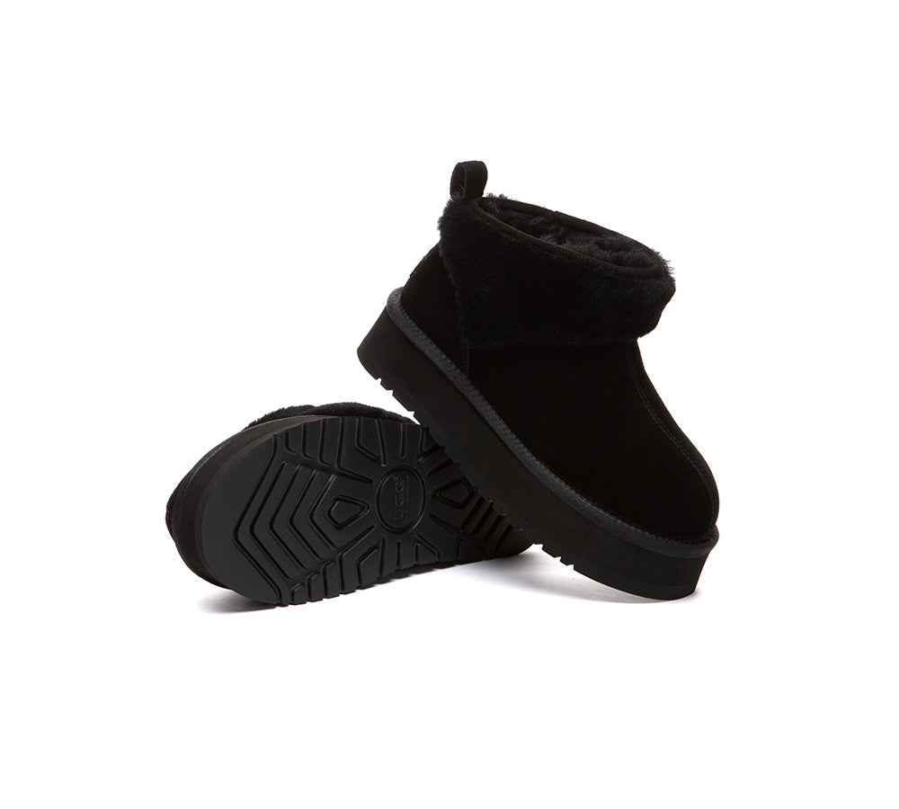 UGG Boots Platform Trim Eirwen