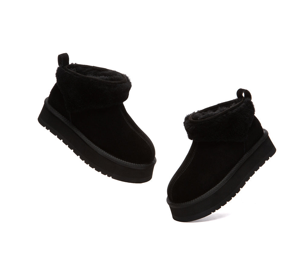 UGG Boots Platform Trim Eirwen