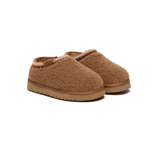 UGG Slippers Kids Sheepskin Wool Ankle Tayla