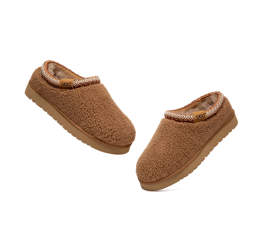 UGG Slippers Sheepskin Wool Ankle Tayla