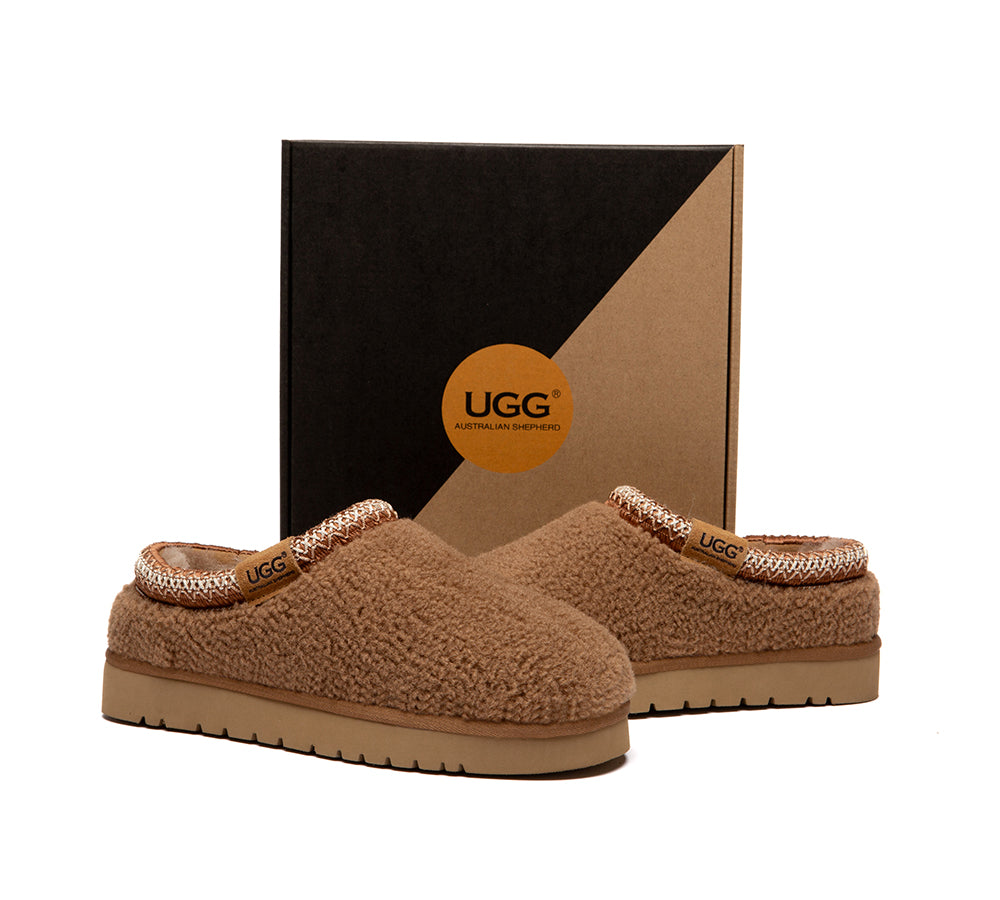 UGG Slippers Sheepskin Wool Ankle Tayla