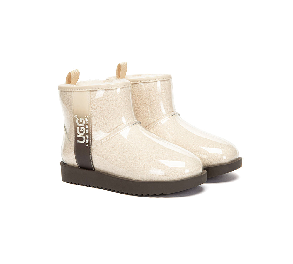 UGG Boots Women Clear Waterproof Shearling Coated Neo