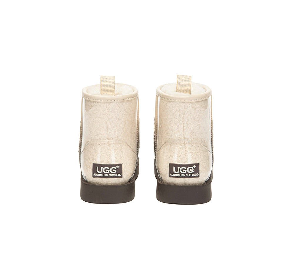 UGG Boots Women Clear Waterproof Shearling Coated Neo