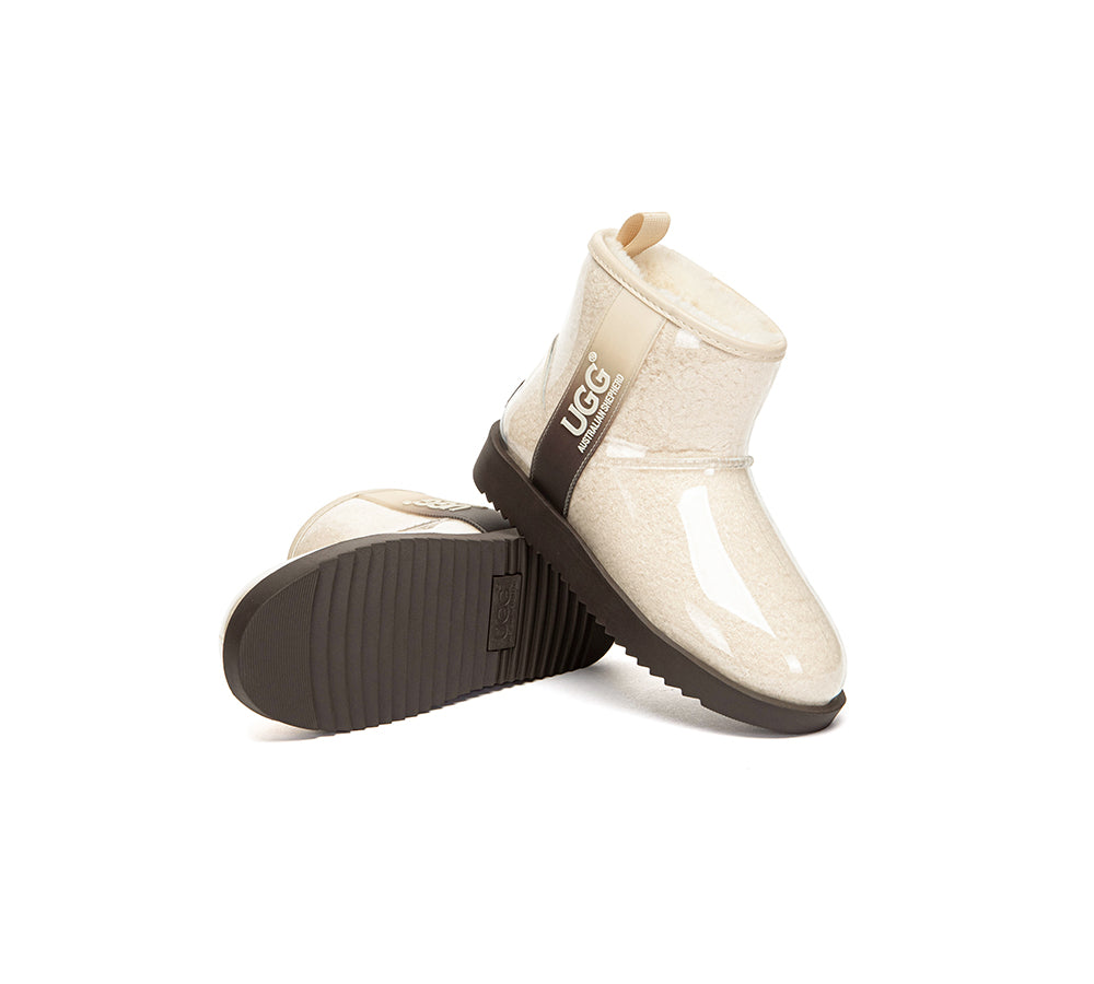 UGG Boots Women Clear Waterproof Shearling Coated Neo