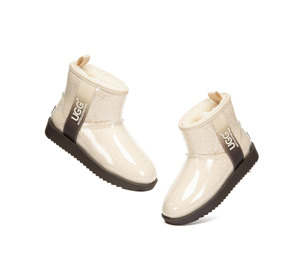 UGG Boots Women Clear Waterproof Shearling Coated Neo