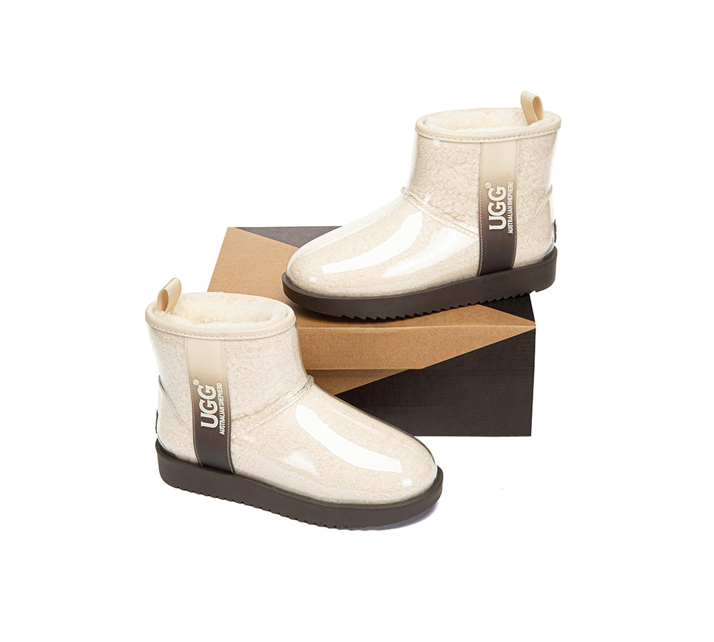 UGG Boots Women Clear Waterproof Shearling Coated Neo