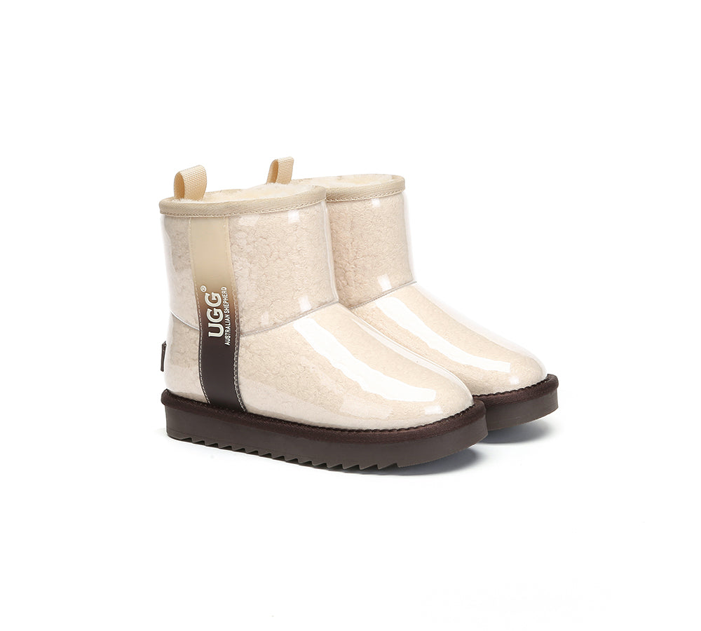 UGG Boots Kids Clear Waterproof Shearling Coated Neo