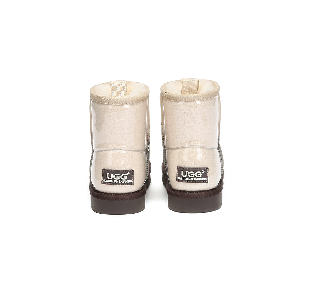 UGG Boots Kids Clear Waterproof Shearling Coated Neo