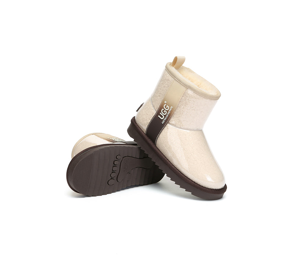 UGG Boots Kids Clear Waterproof Shearling Coated Neo