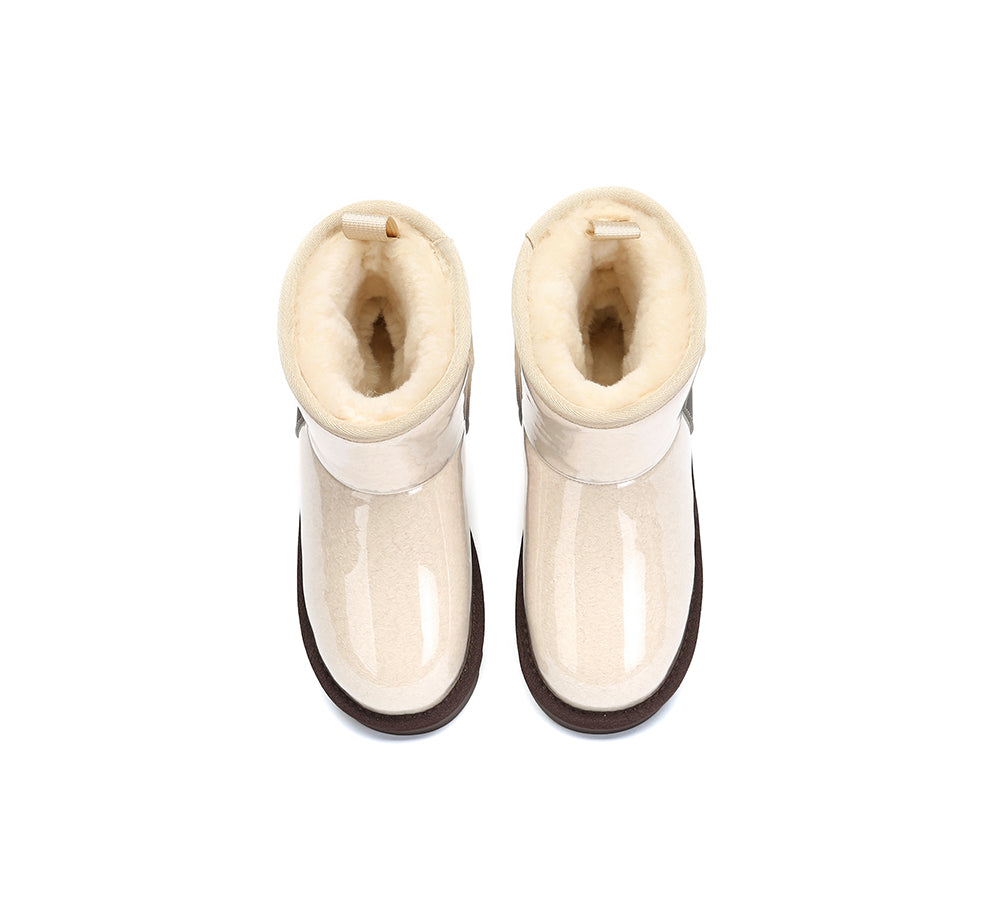 UGG Boots Kids Clear Waterproof Shearling Coated Neo
