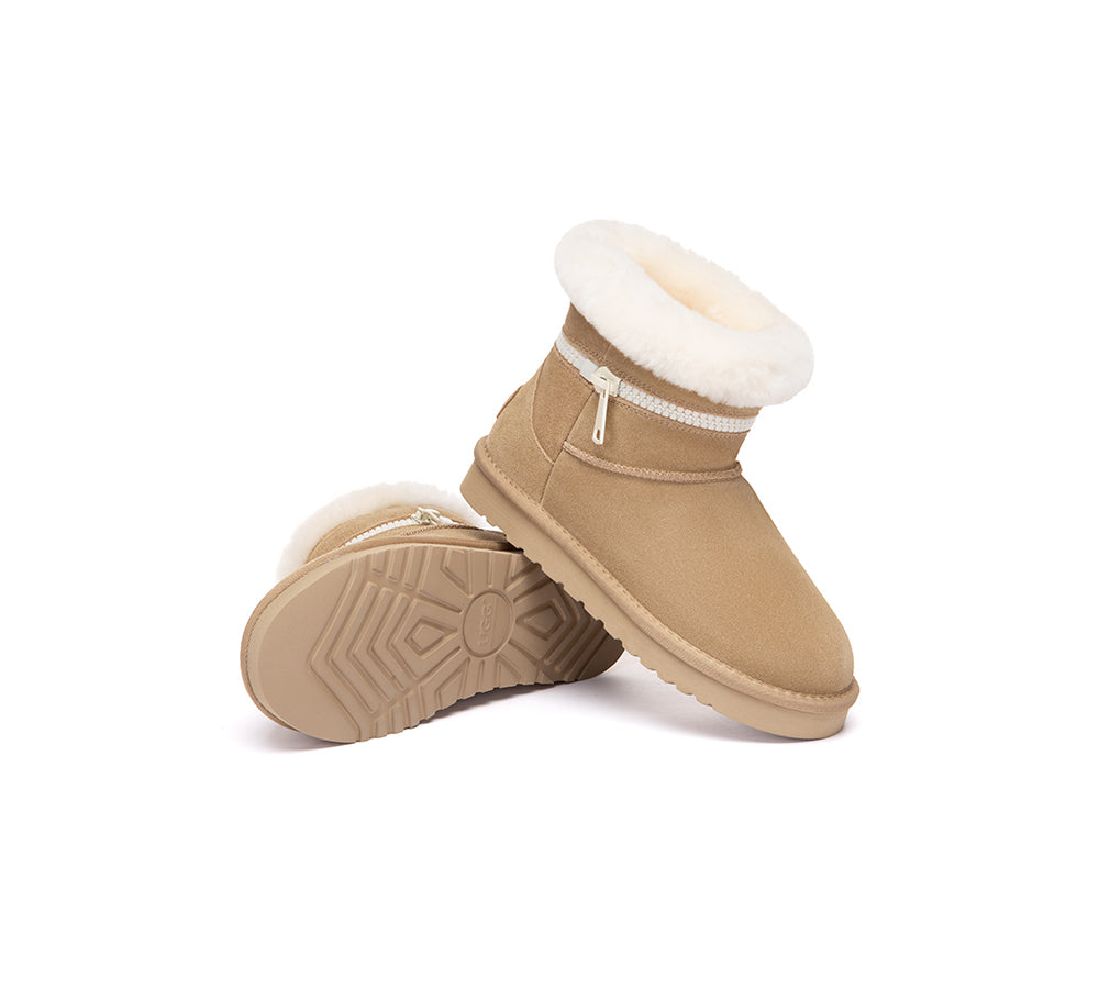 UGG Boots Sheepskin Wool Shearling Ankle Lienn